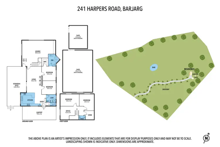 Floorplan of Homely house listing, 241 Harpers Road, Barjarg VIC 3723
