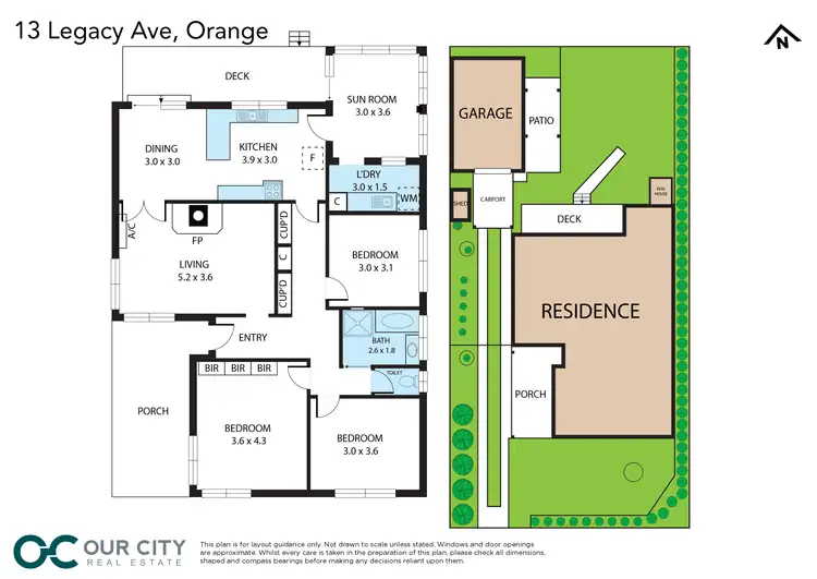 Floorplan of Homely house listing, 13 Legacy Avenue, Orange NSW 2800