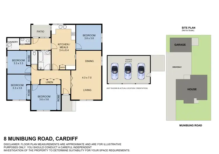Floorplan of Homely house listing, 8 Munibung Road, Cardiff NSW 2285