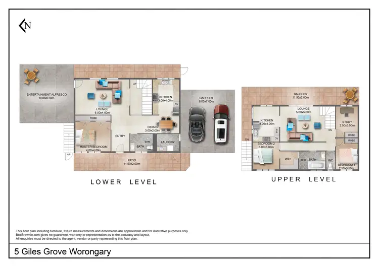 Floorplan of Homely house listing, 5 Giles Grove, Worongary QLD 4213