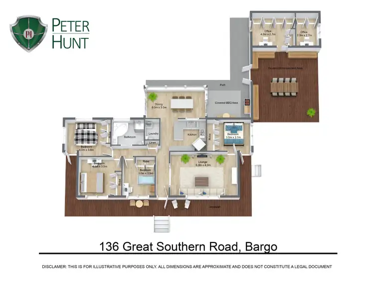 Floorplan of Homely house listing, 136 Great Southern Road, Bargo NSW 2574