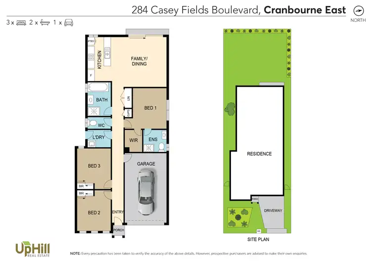 Floorplan of Homely house listing, 284 Casey Fields Boulevard, Cranbourne East VIC 3977