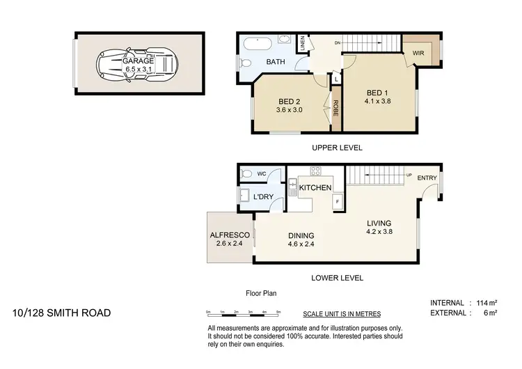 Floorplan of Homely unit listing, 10/128 Smith Road, Woodridge QLD 4114