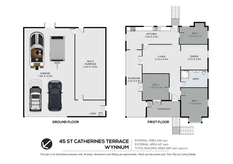 Floorplan of Homely house listing, 45 St Catherines Terrace, Wynnum QLD 4178