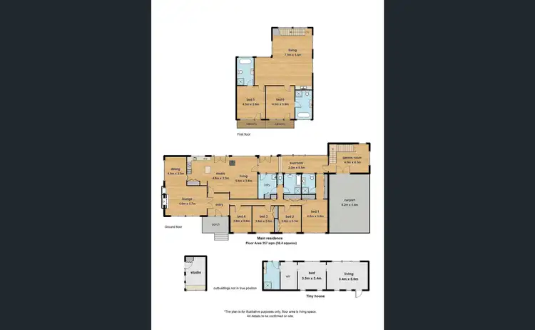 Floorplan of Homely rural property listing, 1270 Little Yarra Road, Gilderoy VIC 3797