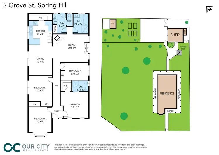 Floorplan of Homely house listing, 2 Grove Street, Spring Hill NSW 2800
