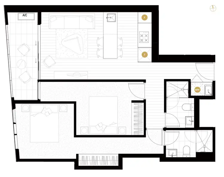 Floorplan of Homely apartment listing, 1007/9-11 Prospect Street, Box Hill VIC 3128