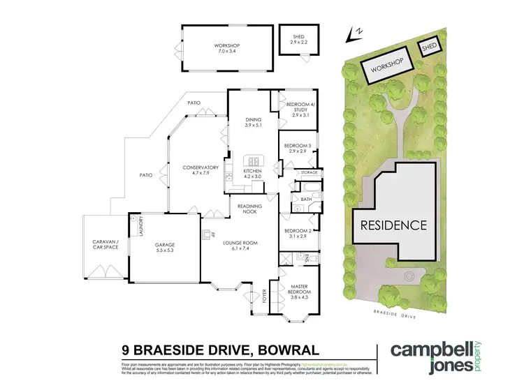 Floorplan of Homely house listing, 9 Braeside Drive, Bowral NSW 2576