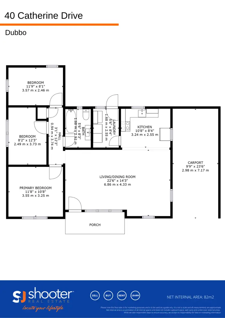 Floorplan of Homely house listing, 40 Catherine Drive, Dubbo NSW 2830