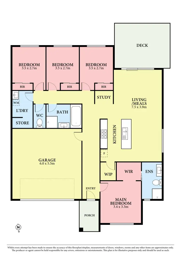 Floorplan of Homely house listing, 12 FRIESIAN STREET, Mernda VIC 3754