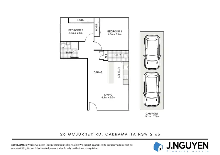 Floorplan of Homely unit listing, 13/26 McBurney Road, Cabramatta NSW 2166
