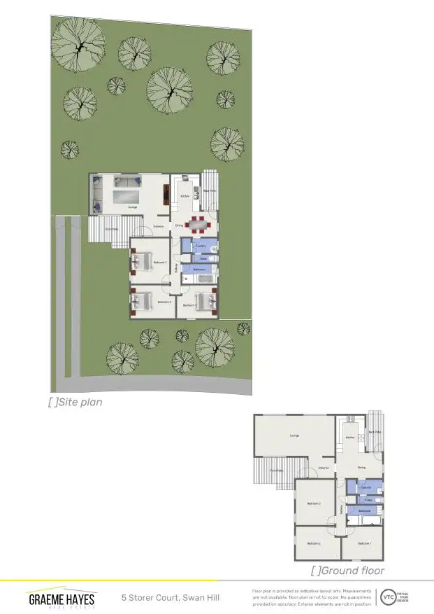 Floorplan of Homely house listing, 5 Storer Court, Swan Hill VIC 3585