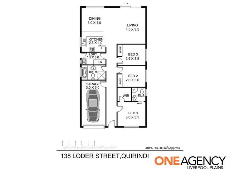 Floorplan of Homely house listing, 138 Loder Street, Quirindi NSW 2343