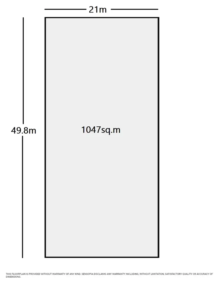 Floorplan of Homely land listing, 1 McIntosh Avenue, Rupanyup VIC 3388