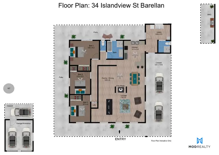 Floorplan of Homely house listing, 34 Islandview Street, Barellan Point QLD 4306