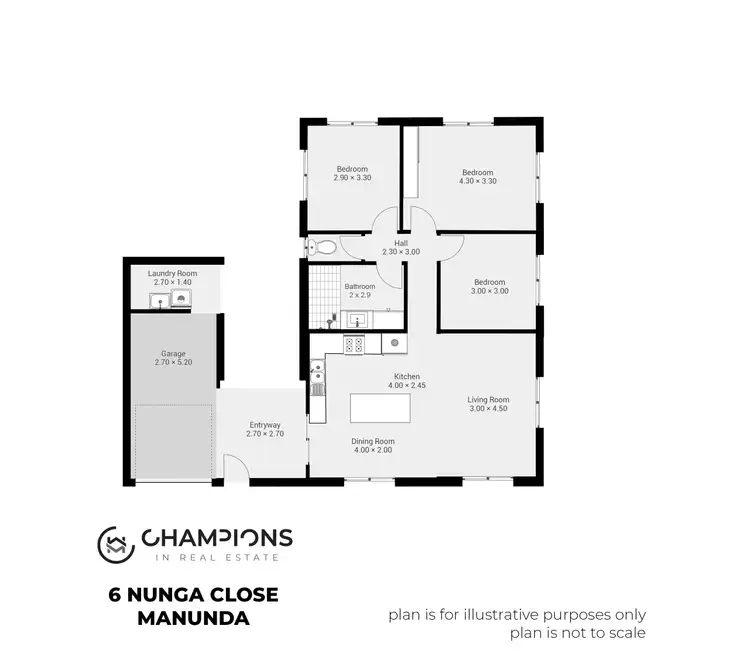Floorplan of Homely house listing, 6 Nunga Close, Manunda QLD 4870
