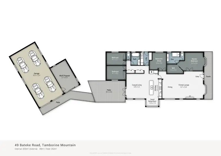 Floorplan of Homely house listing, 49 Bateke Road, Tamborine Mountain QLD 4272