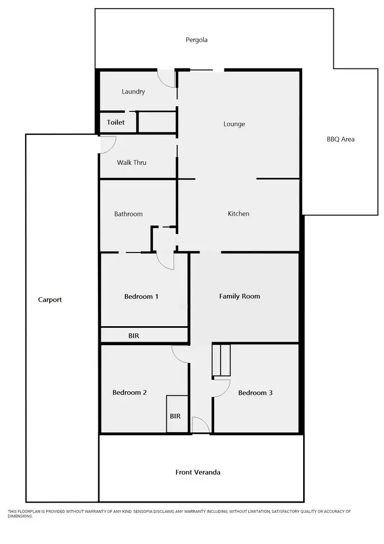 Floorplan of Homely house listing, 61 Molyneaux Street, Warracknabeal VIC 3393