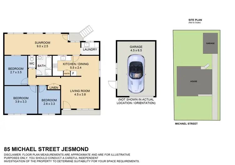Floorplan of Homely house listing, 85 Michael Street, Jesmond NSW 2299