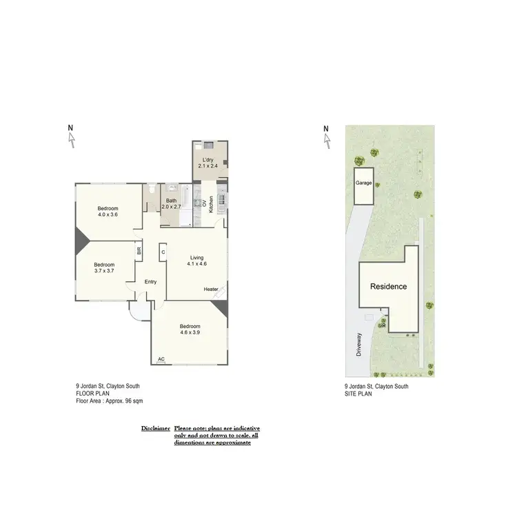 Floorplan of Homely house listing, 9 Jordan Street, Clayton South VIC 3169