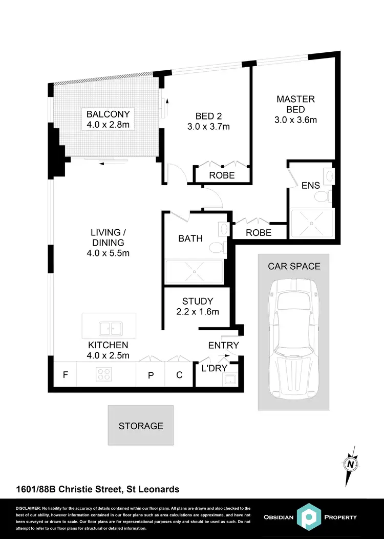 Floorplan of Homely apartment listing, Address available on request