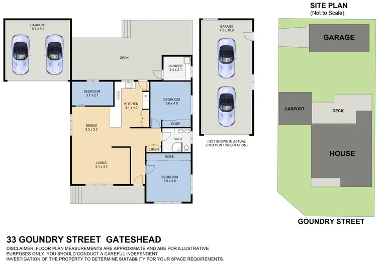 Floorplan of Homely house listing, 33 Goundry Street, Gateshead NSW 2290