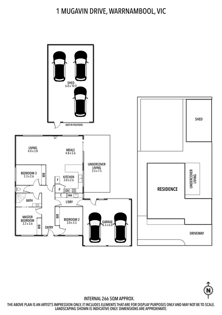 Floorplan of Homely house listing, 1 Mugavin Drive, Warrnambool VIC 3280
