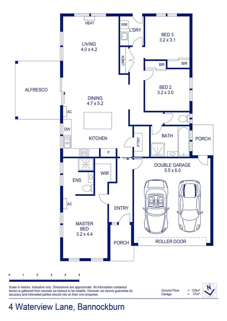 Floorplan of Homely house listing, 4 Waterview Lane, Bannockburn VIC 3331