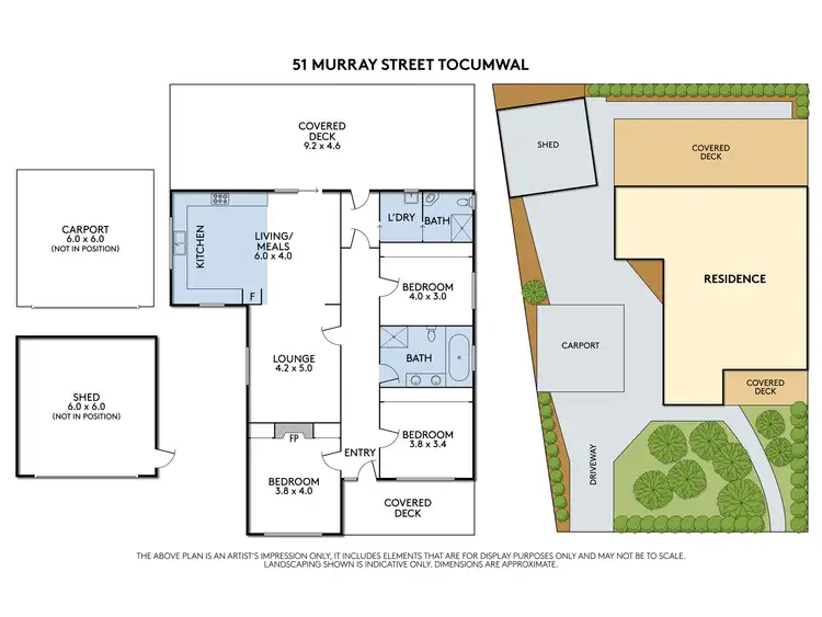 Floorplan of Homely house listing, 51 Murray Street, Tocumwal NSW 2714