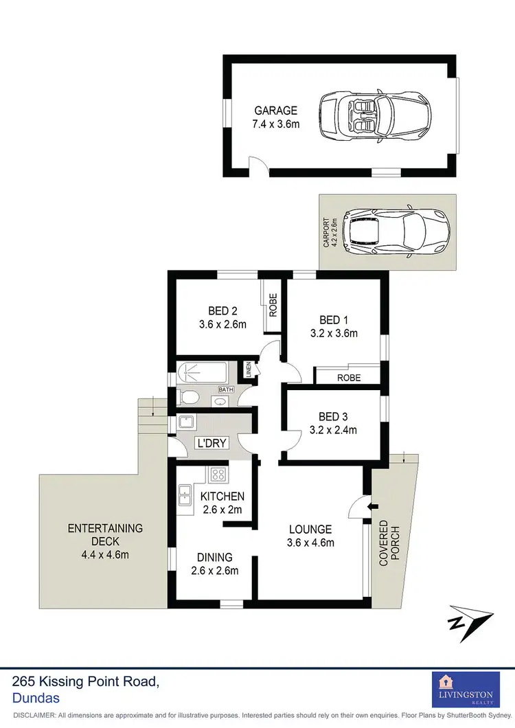 Floorplan of Homely house listing, 265 Kissing Point Road, Dundas NSW 2117