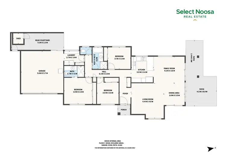 Floorplan of Homely house listing, 1 Honeyeater Avenue, Noosaville QLD 4566