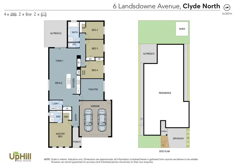 Floorplan of Homely house listing, 6 Landsdowne Avenue, Clyde North VIC 3978