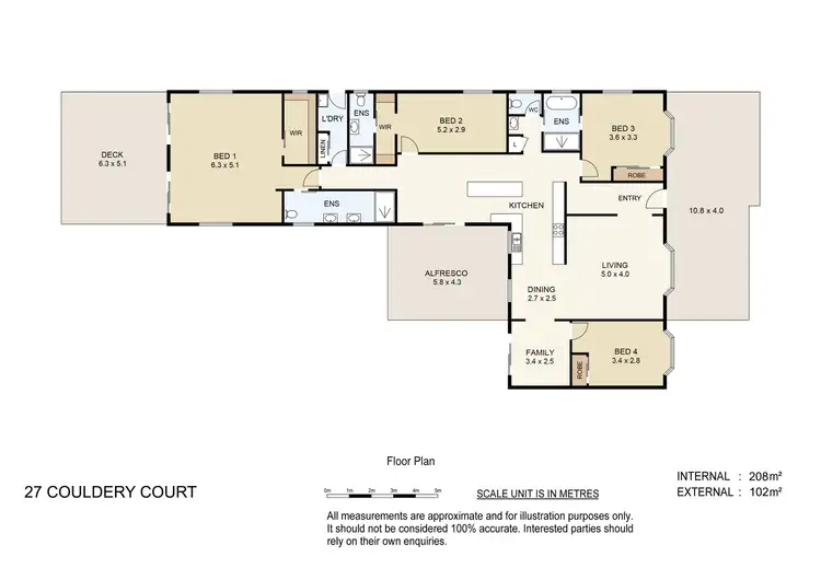 Floorplan of Homely house listing, 27-31 Couldery Court, Cedar Grove QLD 4285