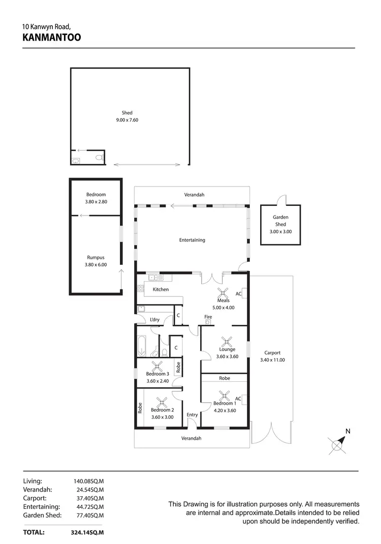 Floorplan of Homely house listing, 10 KANWYN ROAD, Kanmantoo SA 5252