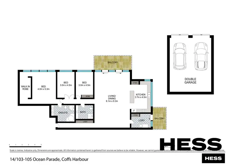 Floorplan of Homely apartment listing, 14/103-105 Ocean Parade, Coffs Harbour NSW 2450