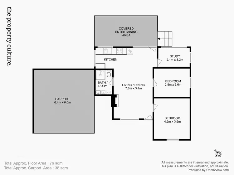 Floorplan of Homely house listing, 348 Bakers Creek Road, Lucaston TAS 7109