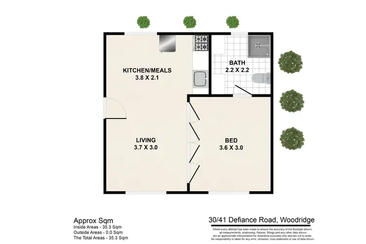 Floorplan of Homely unit listing, 30/41 Defiance Road, Woodridge QLD 4114