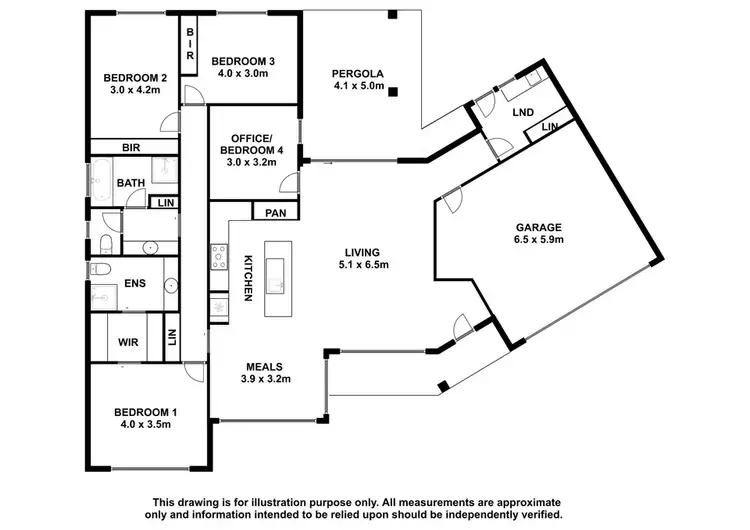 Floorplan of Homely house listing, 5 Emerald Drive, Mount Gambier SA 5290