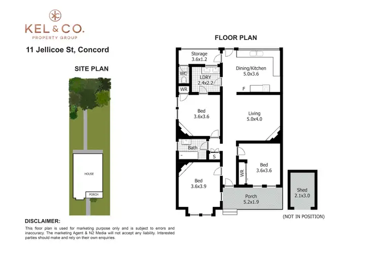 Floorplan of Homely house listing, 11 JELLICOE STREET, Concord NSW 2137