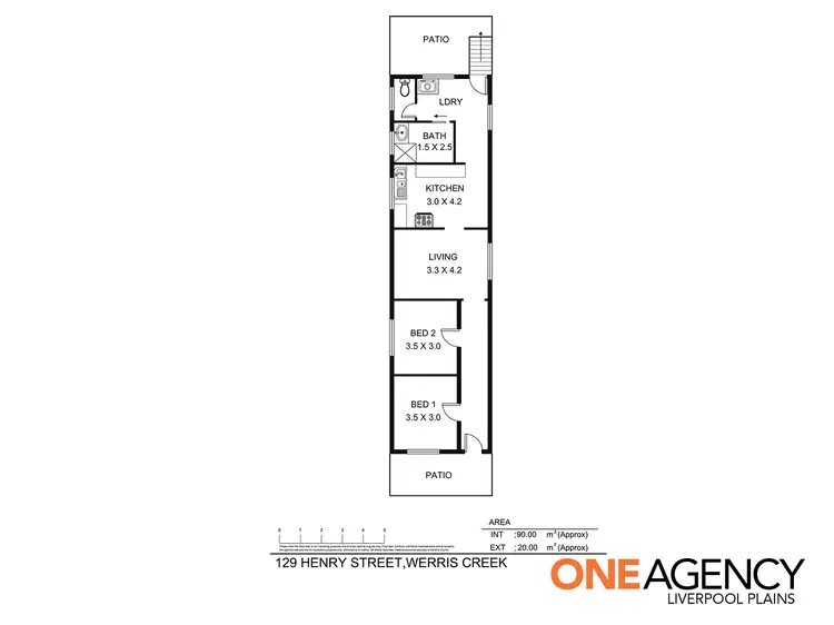 Floorplan of Homely house listing, 129 Henry Street, Werris Creek NSW 2341