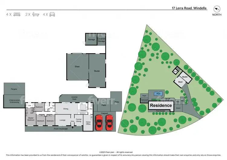 Floorplan of Homely house listing, 17 Lerra Road, Windella NSW 2320