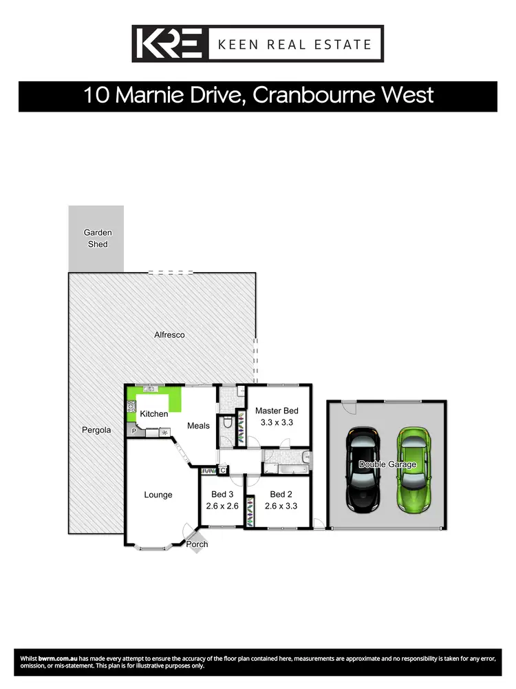 Floorplan of Homely house listing, 10 Marnie Drive, Cranbourne West VIC 3977
