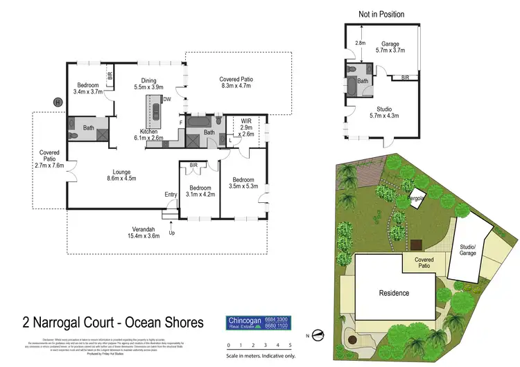 Floorplan of Homely house listing, 2 Narrogal Court, Ocean Shores NSW 2483