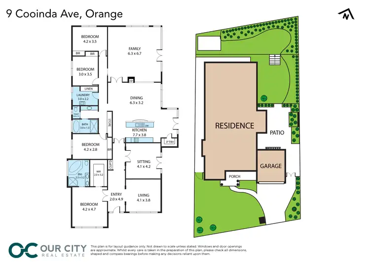 Floorplan of Homely house listing, 9 Cooinda Avenue, Orange NSW 2800