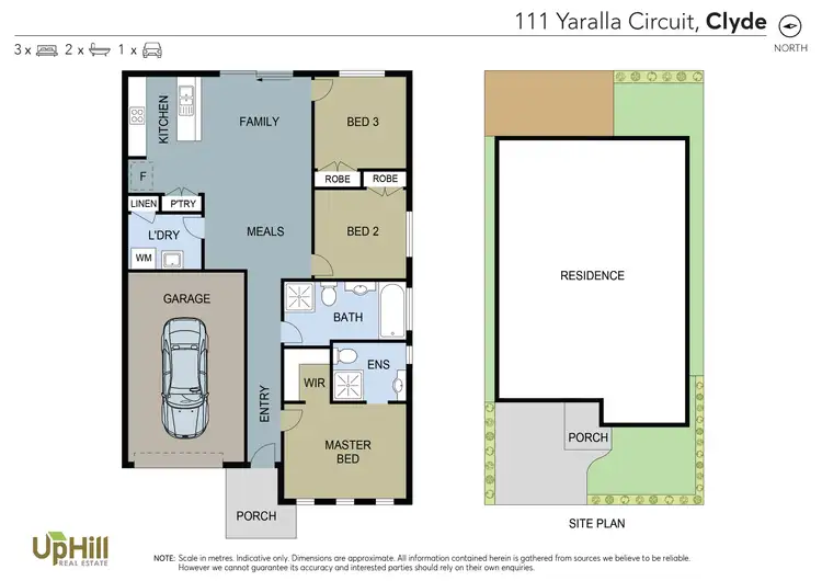 Floorplan of Homely house listing, 111 Yaralla Circuit, Clyde VIC 3978