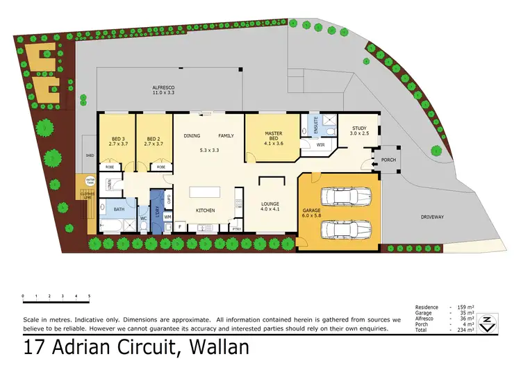 Floorplan of Homely house listing, 17 Adrian Circuit, Wallan VIC 3756