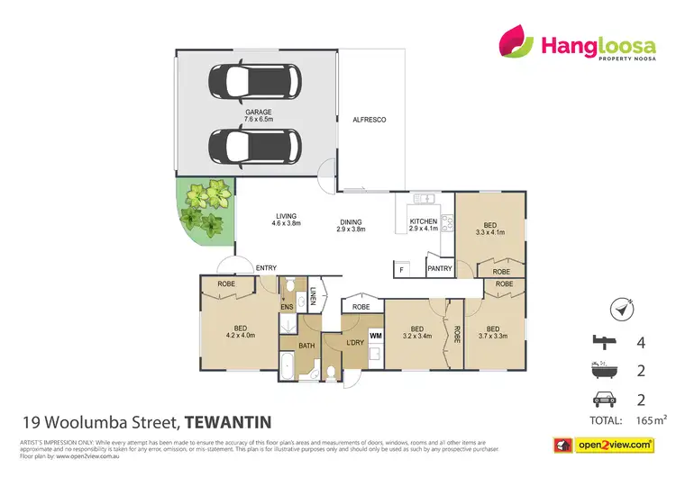 Floorplan of Homely house listing, 19 Woolumba Street, Tewantin QLD 4565