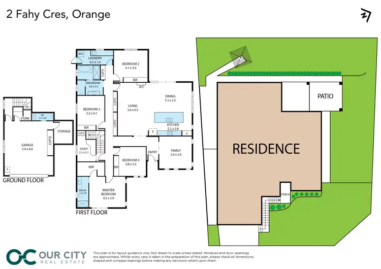 Floorplan of Homely house listing, 2 Fahy Crescent, Orange NSW 2800