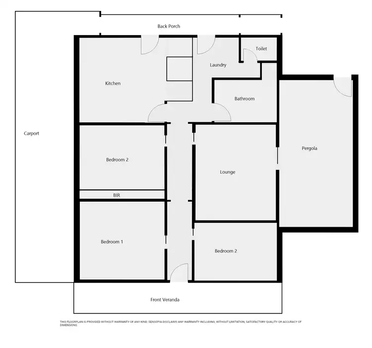 Floorplan of Homely house listing, 8 Shank Street, Warracknabeal VIC 3393