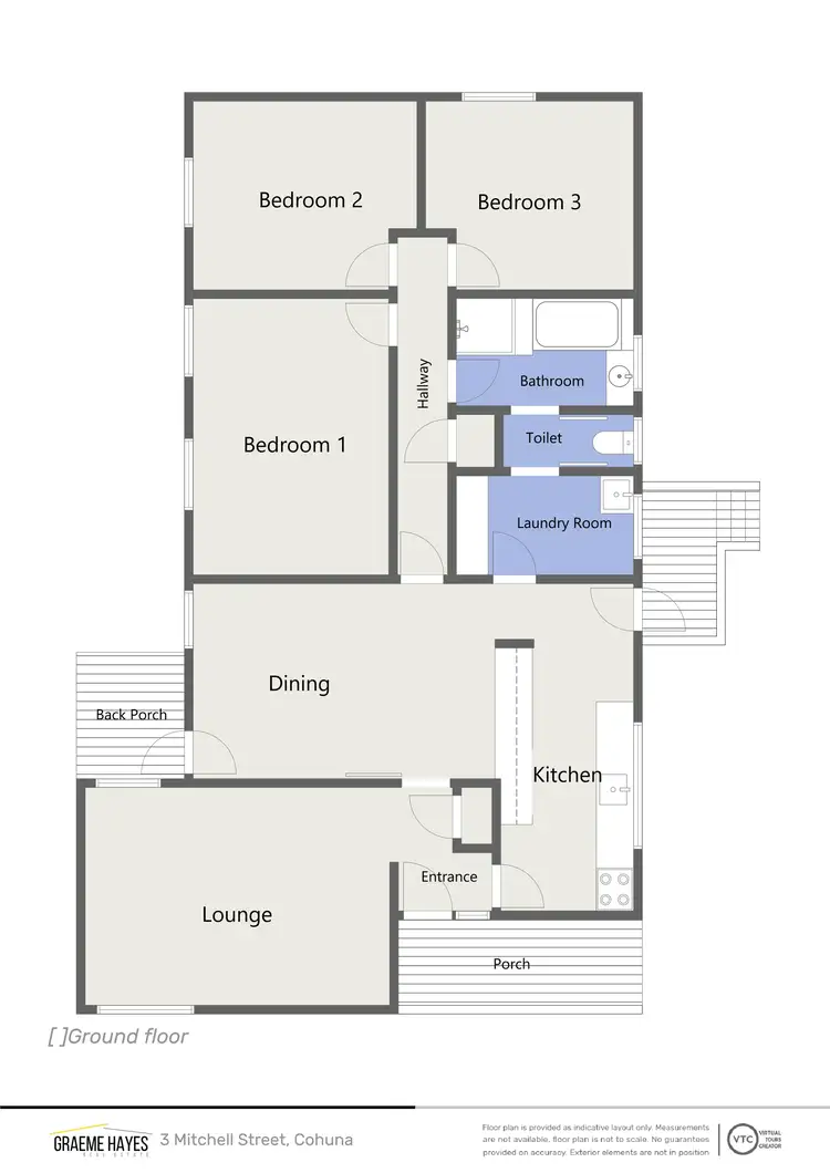 Floorplan of Homely house listing, 3 Mitchell Street, Cohuna VIC 3568
